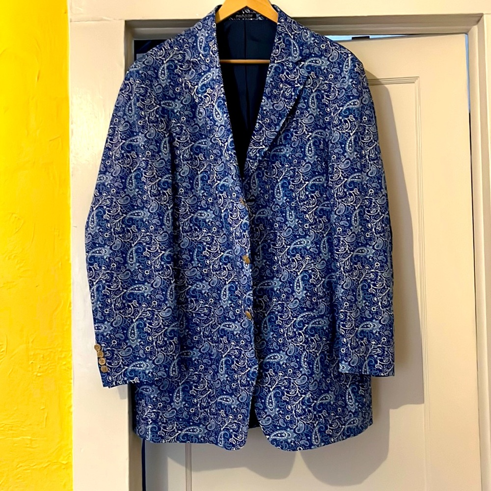 Bill’s Khakis Paisley Sportcoat - Made in USA